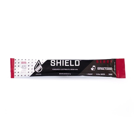Sword Performance Shield Electrolyte Hydration, Powder Single, Berry, PK100 G100494034